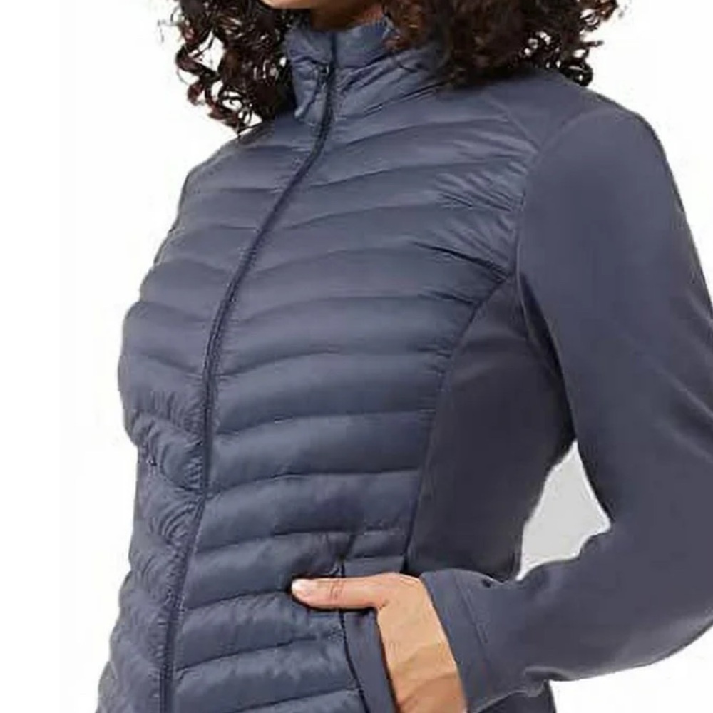Women's Gray Puffer Jacket